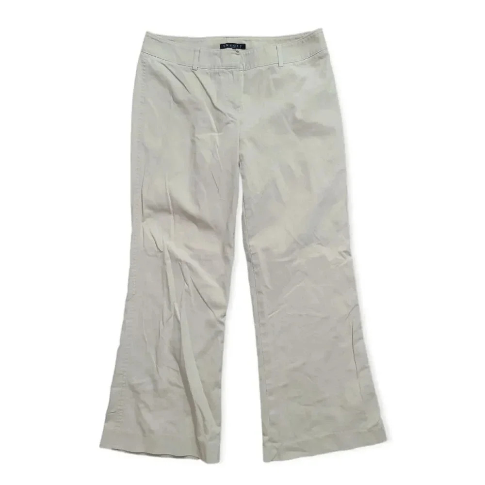 Theory | Beige Canvas Wide Leg Pants Sz 10